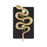 Snake Broche/Haarspeld Goudkleurig