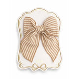 Haarclip Bow Toffee Lines