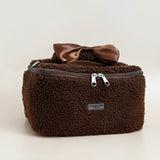 Travel Make-up Tas Teddy Chocolate Brown