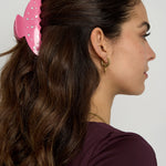 Haarklem Chocolate Strass zijkant - Mae Lilly