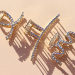 Haarklem Wave Beads Goudkleurig