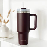 Stainless Steel Tumbler Burgundy verpakking - Mae Lilly