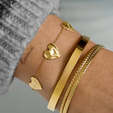 Lovers Gold Armband Goudkleurig