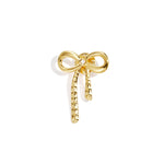 Lucky Love Broche Set Goudkleurig gedragen - Mae Lilly