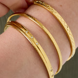 Simple Mini Diamond Bangle Armband