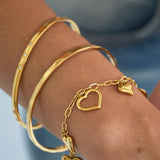 Simple Angular Armband Goudkleurig