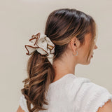 Beige Mom Corset Scrunchie