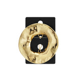 Molten Circle Broche/Haarspeld Goudkleurig detail - Mae Lilly