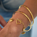 Simple Mini Diamond Bangle Armband
