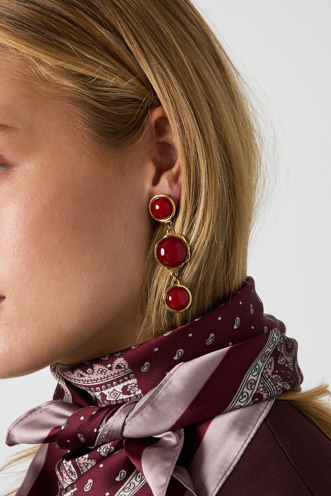 Valentina Luxe Drop Oorbellen Goudkleurig