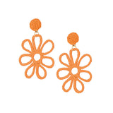 Orange Flower Oorbellen