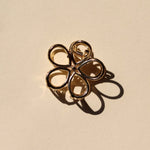 Haarklem Flower Small Goudkleurig