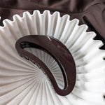 Haarklem Dark Chocolate Moon zijkant - Mae Lilly