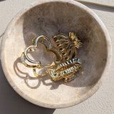 Haarklem Royal Heart Goudkleurig