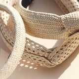 Haarband Summer Raffia Beige
