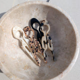 Haarpin Loop Marble Beige