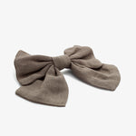 Haarstrik Cute Hair Bow Linnen Taupe