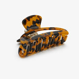 Hair clip Leopard Brown/Black Round