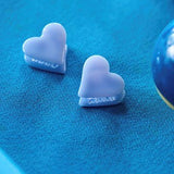 Haarklem Duo Heart Cloudy Blue