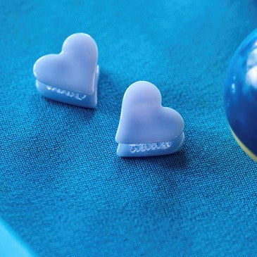 Haarklem Duo Heart Cloudy Blue