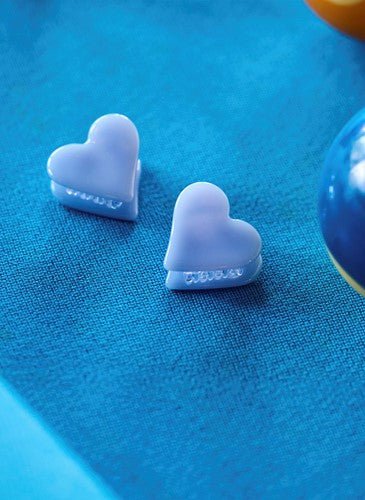 Haarklem Duo Heart Cloudy Blue