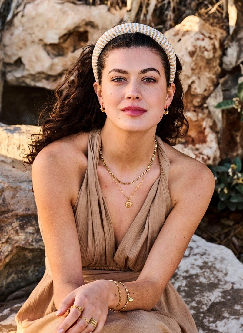 Haarband Raffia Summer Vibes