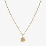 Round Stone Nature Ketting Goudkleurig
