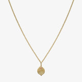 Round Stone Nature Ketting Goudkleurig