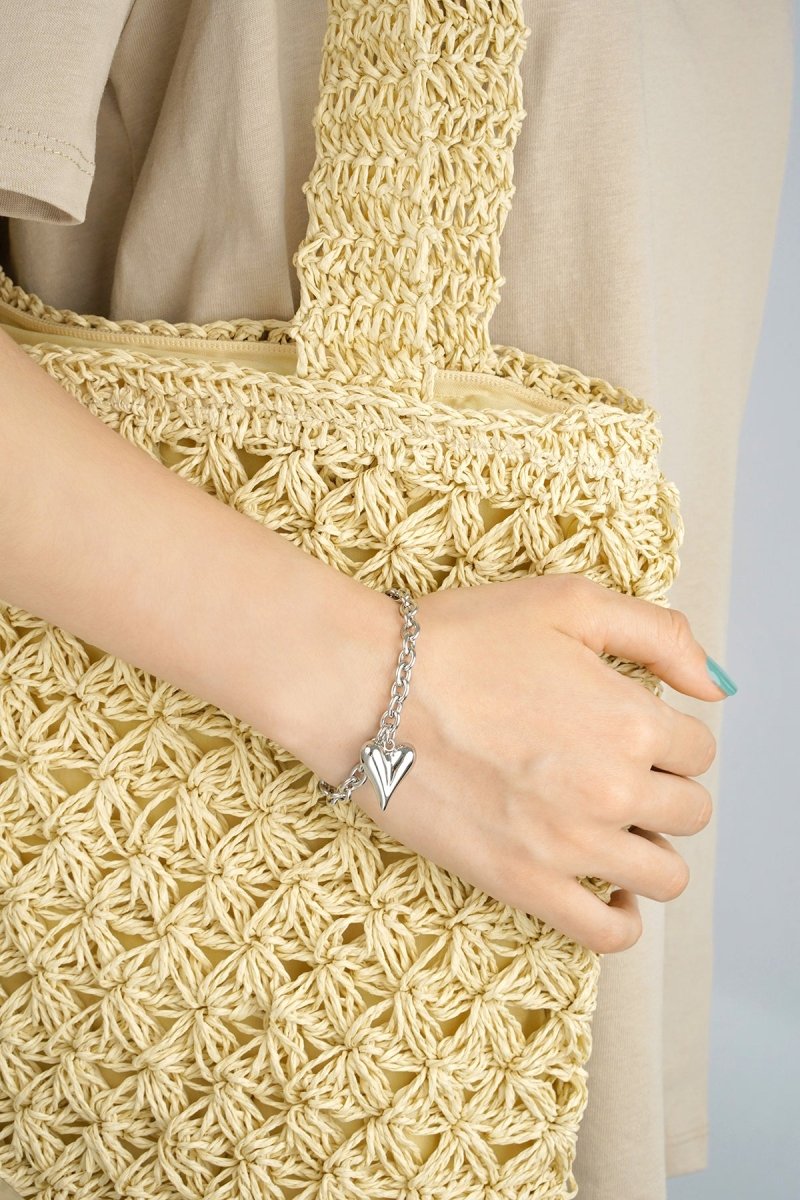 Love Rules Armband Zilverkleurig