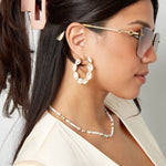 Haarklem Matte Recht Natural Pink