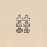 Haarklem Set Mini Philou Zilverkleurig