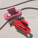 Haarklem Polkadot Party Baby Pink & Red