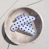 Haarklem White Black Polkadots Medium