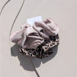 Scrunchie Duo Panther & Beige