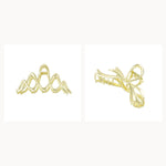 Golden Haarklem Duo Elegant | Mae Lilly