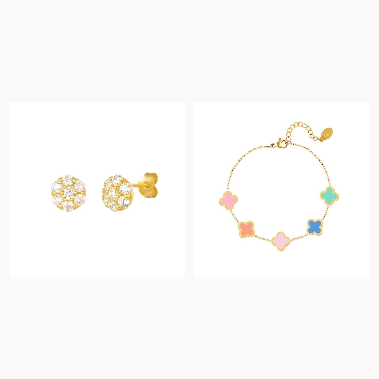 Golden Round & Multicolor Set | Mae Lilly