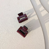 Haarklem Small Vierkant Plum Spark