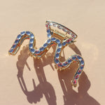 Haarklem Wave Beads Goudkleurig