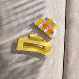 Haarklem Shiny Recht Soft Lemon