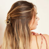 Hair clip Elegant Swirl Twist Gold