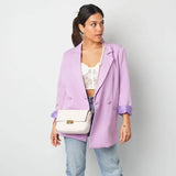 Tweed Bag Terracotta Pink