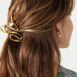 Haarklem Curl & Pearl Goudkleurig