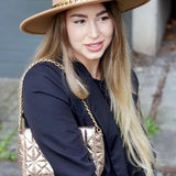 Fedora Hoed Chain Camel