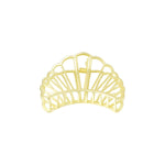 Haarklem Shell Vintage Goudkleurig