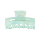 Hair Clip Straight Marble Minty Mint