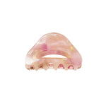 Haarklem Rond Klein Multi Soft Pink
