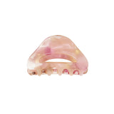 Haarklem Rond Klein Multi Soft Pink