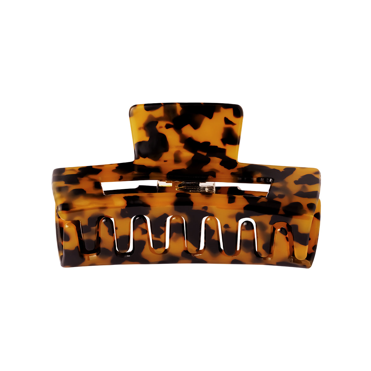 Haarklem Recht Turtle Vibes Brown Black Groot voorkant - Mae Lilly