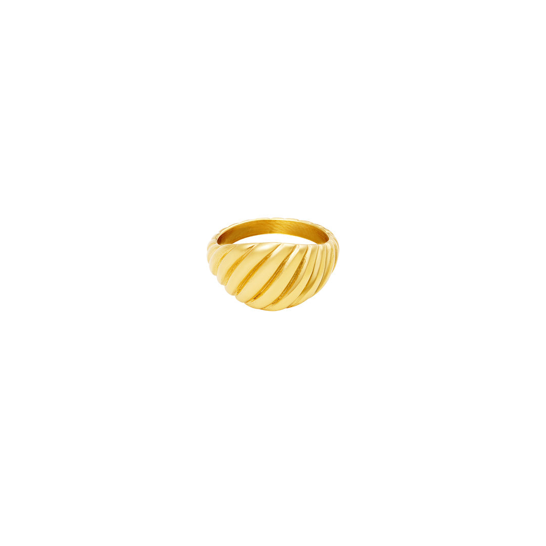 Big Baguette Ring Goud