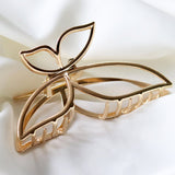 Hair clip Big Butterfly Gold